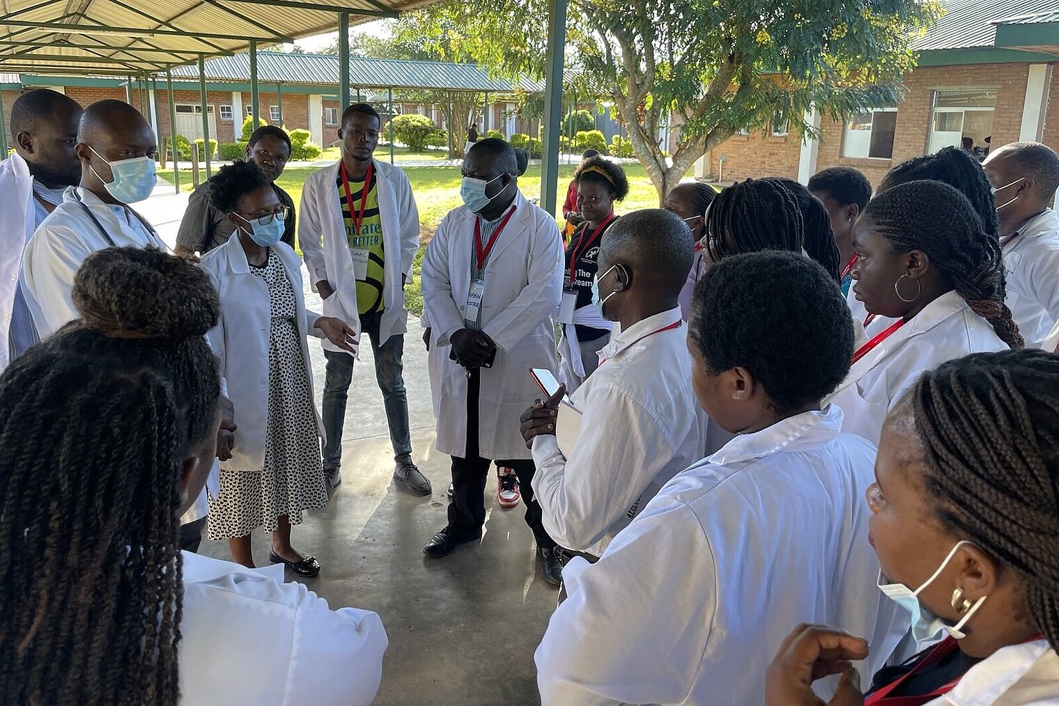 Clinical basics of infectious diseases training session in 2024 in Malawi